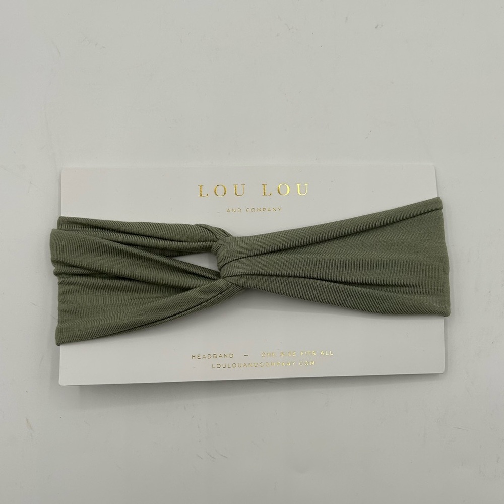 NEW Lou Lou & Company Olive Knot Baby Headband